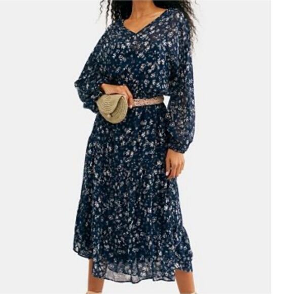 Free People Wallflower Midi Dress - Picture 1 of 10
